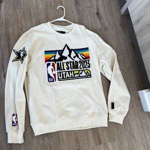 2023 NBA All-Star Salt Lake City Patchwork Crewneck - Size Large